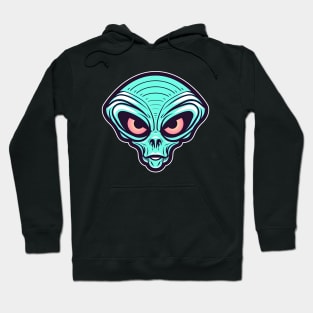 Alien Head Design Hoodie